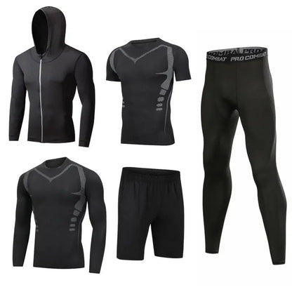 Ropa DeportivaCustom Sports Hoodie Mens Fit Gym Clothes Fitness Yoga Wear Outdoor Jogging Sportswear  Set - Allen-Fitness