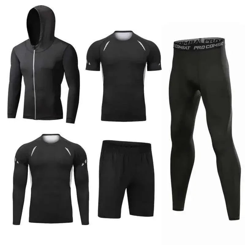Custom Fitness Hoodie for Men - Gym Workout Clothes, Yoga Wear, Outdoor Jogging Sportswear Set - Allen-Fitness