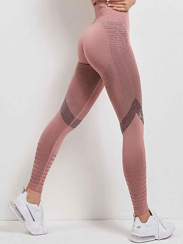 High Waist Ankle-Length Yoga Pants for Women - Solid, Seamless, Booty Lifting - Allen-Fitness