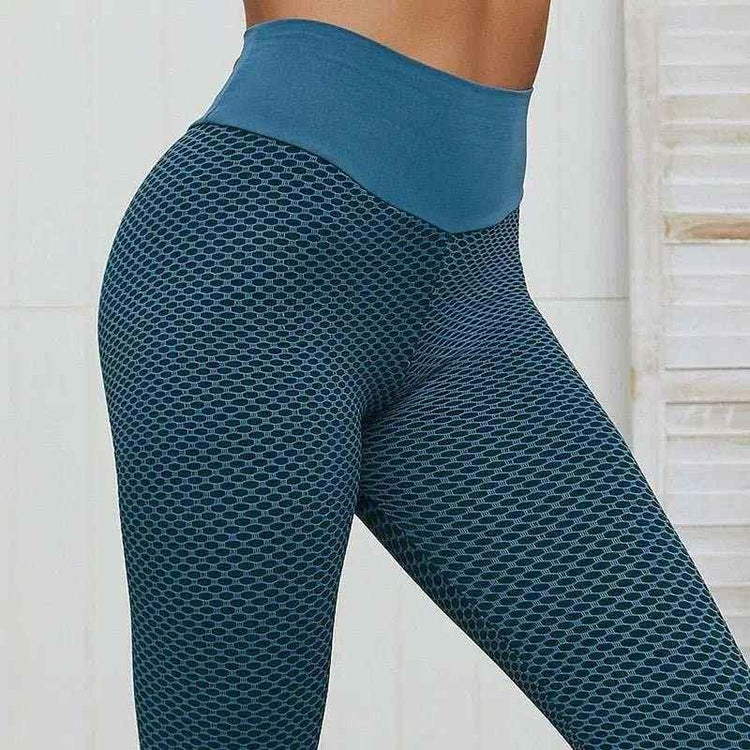 Women Leggings - SVOKOR High Waist Dot Activewear, Seamless Booty Lifting, Ankle-Length - Allen-Fitness