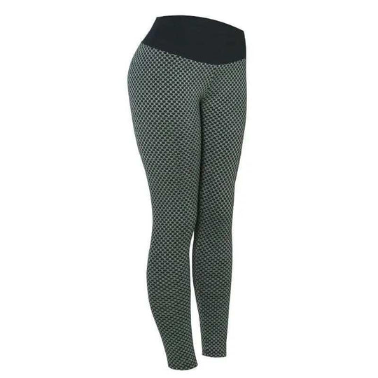 Women Leggings - SVOKOR High Waist Dot Activewear, Seamless Booty Lifting, Ankle-Length - Allen-Fitness