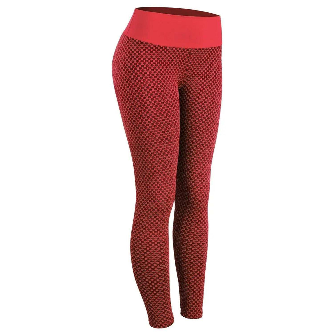 Women Leggings - SVOKOR High Waist Dot Activewear, Seamless Booty Lifting, Ankle-Length - Allen-Fitness