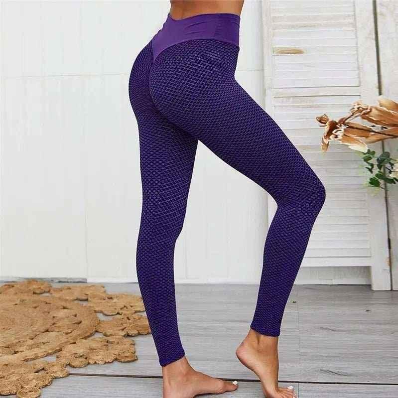 Women Leggings - SVOKOR High Waist Dot Activewear, Seamless Booty Lifting, Ankle-Length - Allen-Fitness