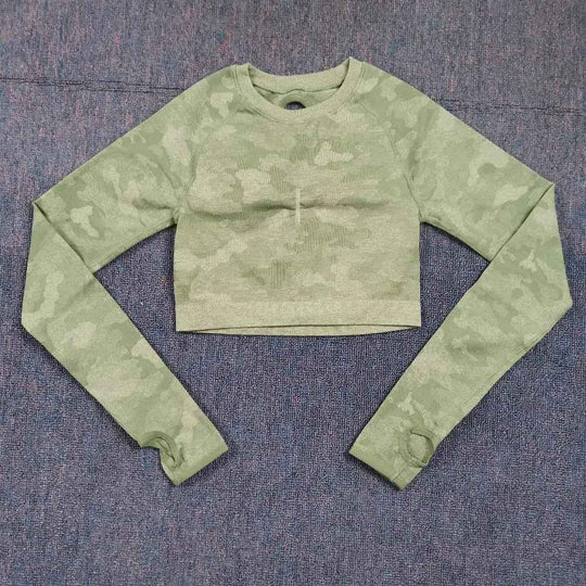 3PCS Camouflage Yoga Set for Women Seamless Fitness Yoga Bra Sports Bra High Waist GYM Camo leggings Pants Fitness Suits