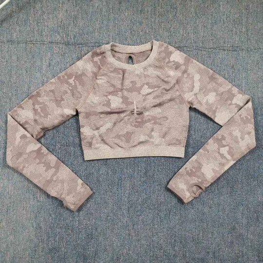3PCS Camouflage Yoga Set for Women Seamless Fitness Yoga Bra Sports Bra High Waist GYM Camo leggings Pants Fitness Suits
