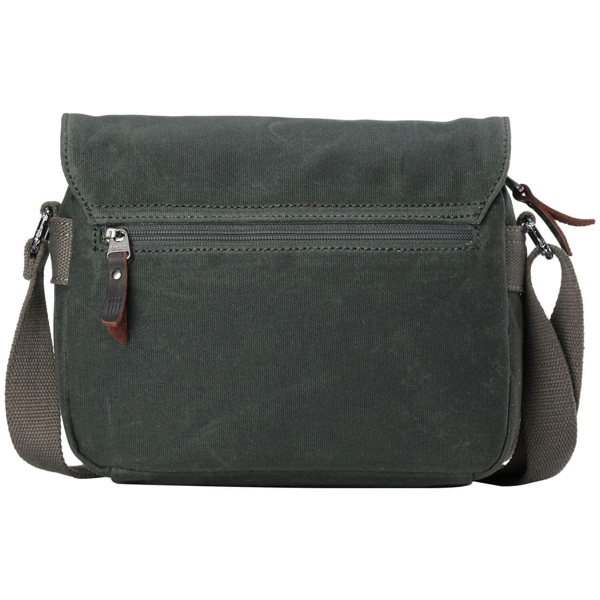 Troop London Heritage Across Body Bag - Durable Canvas with Genuine Leather Trimmings, Spacious and Secure - Allen-Fitness
