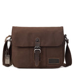 Troop London Heritage Across Body Bag - Durable Canvas with Genuine Leather Trimmings, Spacious and Secure - Allen-Fitness
