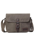 Troop London Heritage Across Body Bag - Durable Canvas with Genuine Leather Trimmings, Spacious and Secure - Allen-Fitness