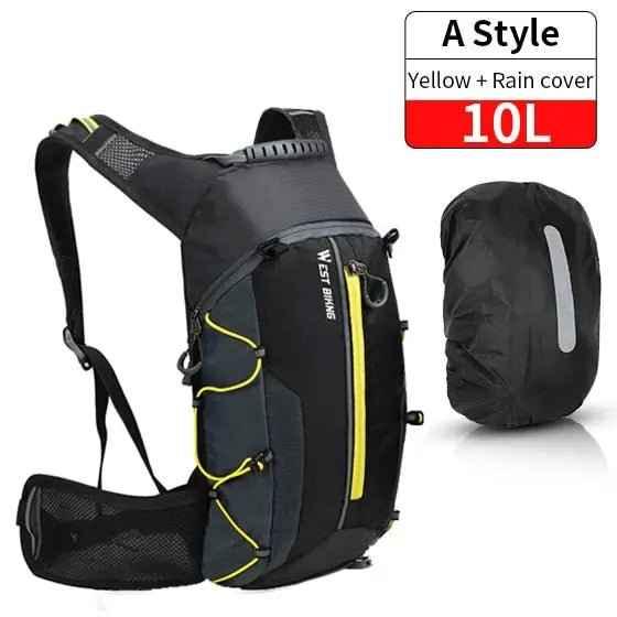 Waterproof Backpack 10L Cycling Water Bag Outdoor Sport Climbing Hiking Pouch Hydration Backpack - Allen-Fitness