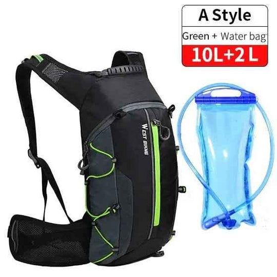 Waterproof Backpack 10L Cycling Water Bag Outdoor Sport Climbing Hiking Pouch Hydration Backpack - Allen-Fitness