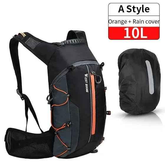 Waterproof Backpack 10L Cycling Water Bag Outdoor Sport Climbing Hiking Pouch Hydration Backpack - Allen-Fitness