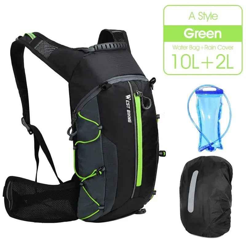Waterproof Backpack 10L Cycling Water Bag Outdoor Sport Climbing Hiking Pouch Hydration Backpack - Allen-Fitness