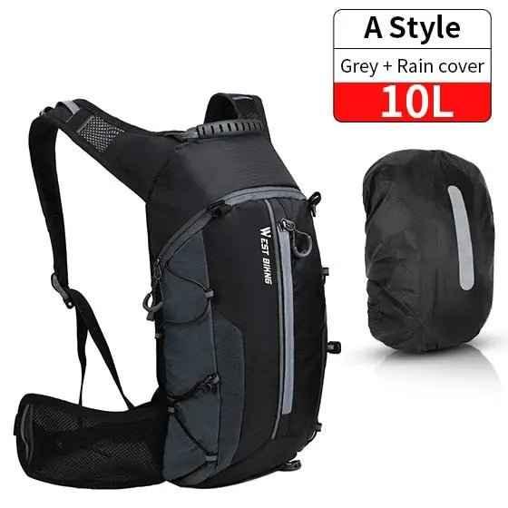Waterproof Backpack 10L Cycling Water Bag Outdoor Sport Climbing Hiking Pouch Hydration Backpack - Allen-Fitness