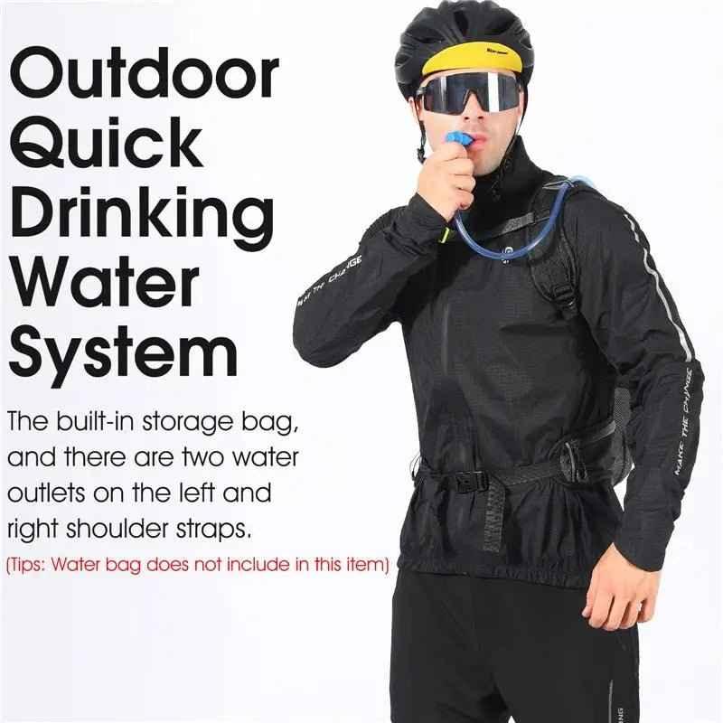 Waterproof Backpack 10L Cycling Water Bag Outdoor Sport Climbing Hiking Pouch Hydration Backpack - Allen-Fitness