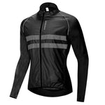 Ultralight Cycling Jacket For Men - Waterproof, Windproof, Reflective MTB Bike Windbreaker - Allen-Fitness