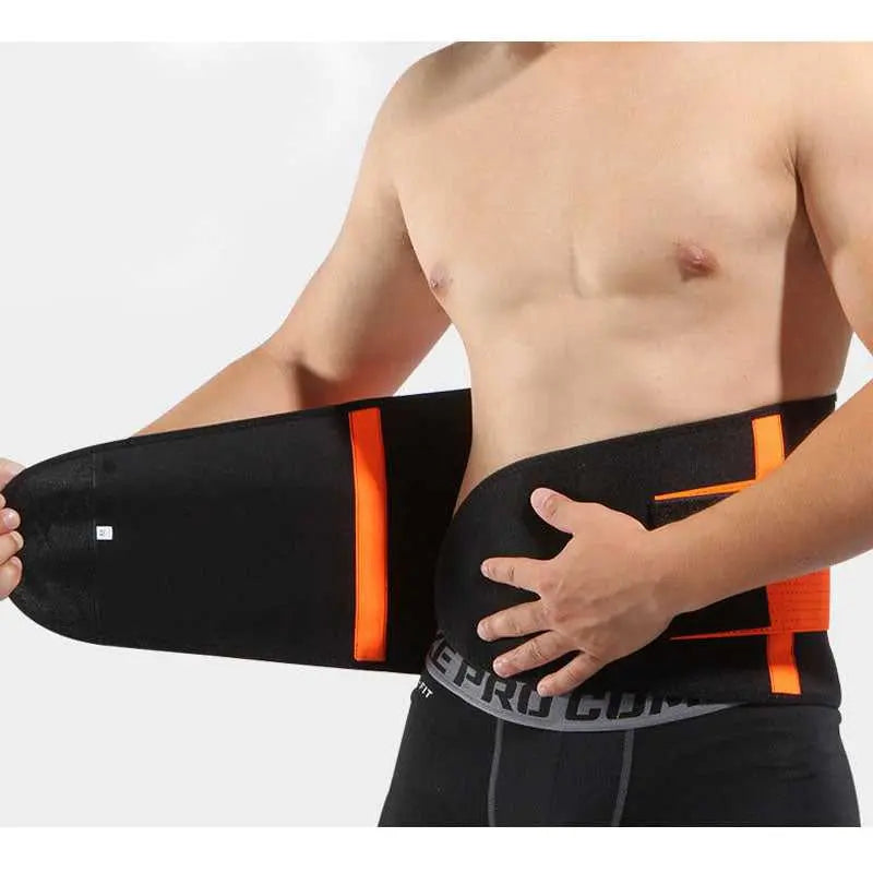 Waist Support Belt Back Waist Trainer Trimmer Belt Gym Waist Protector - Allen-Fitness