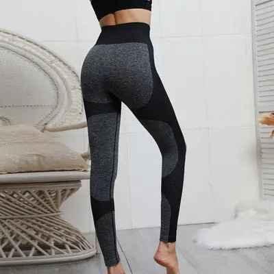 Women's Seamless Sport Leggings - Gym Fitness Yoga Set - Allen-Fitness