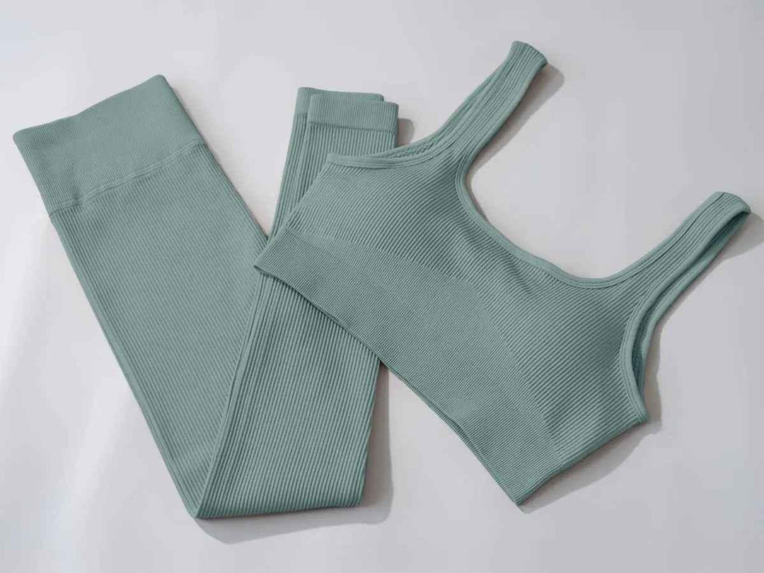 Women workout pant &amp; yoga clothing, and home wear clothes. Activewear seamless yoga gym fitness set