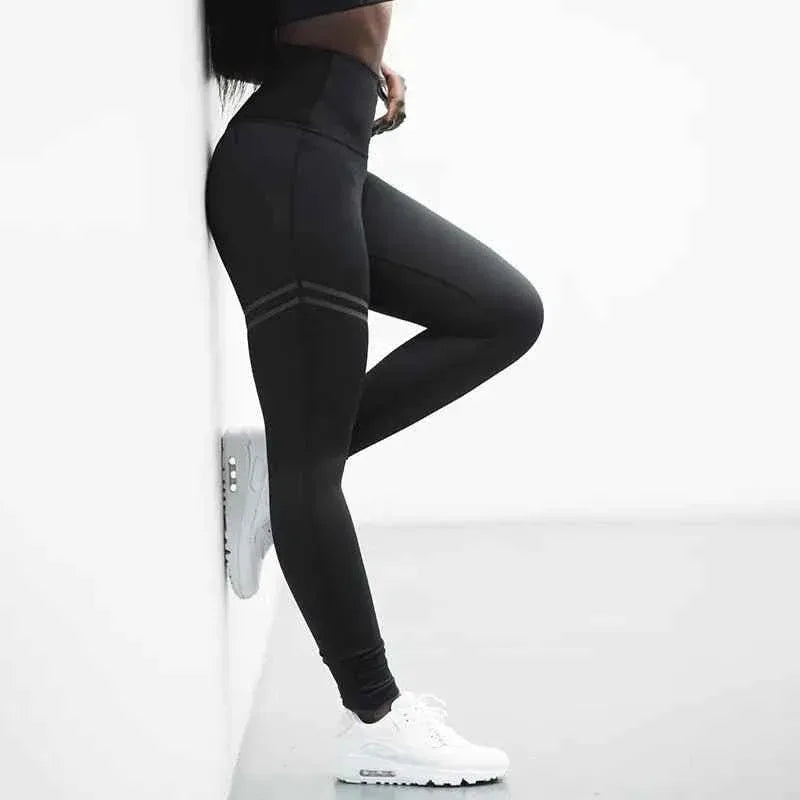 Women's Gym Leggings – Moisture-Wicking, Slimming Waistband Yoga Pants, Stylish Designs - Allen-Fitness