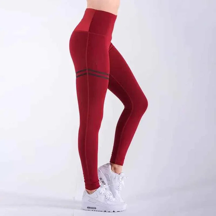 Women's Gym Leggings – Moisture-Wicking, Slimming Waistband Yoga Pants, Stylish Designs - Allen-Fitness