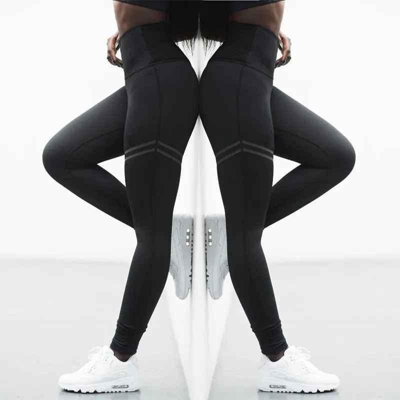Women's Gym Leggings – Moisture-Wicking, Slimming Waistband Yoga Pants, Stylish Designs - Allen-Fitness
