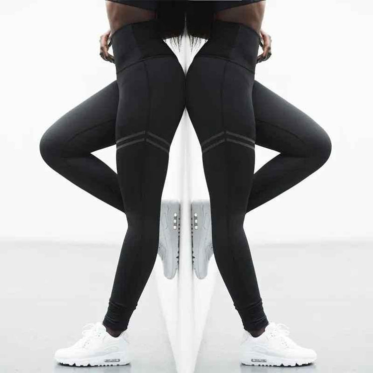 Women's Gym Leggings – Moisture-Wicking, Slimming Waistband Yoga Pants, Stylish Designs - Allen-Fitness