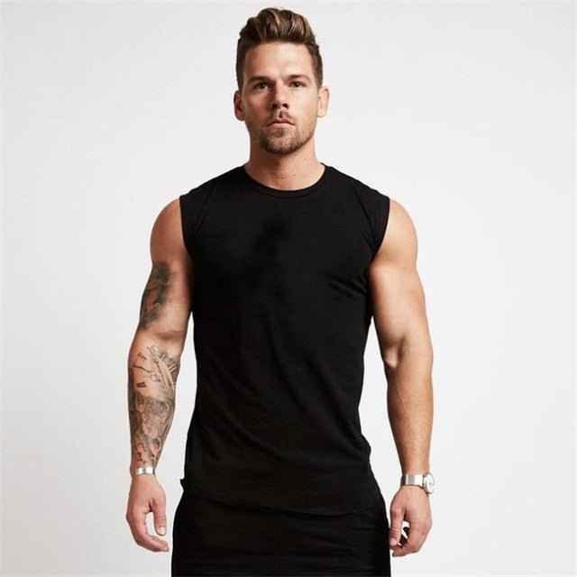 Men's Compression Gym Tank Top - Lightweight, Breathable, & Stylish Design - Allen-Fitness