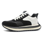 Men's Casual Sneakers- Comfortable, Non-Slip, Lace-Up Shoes with Embossed "TEAM" Design - Allen-Fitness