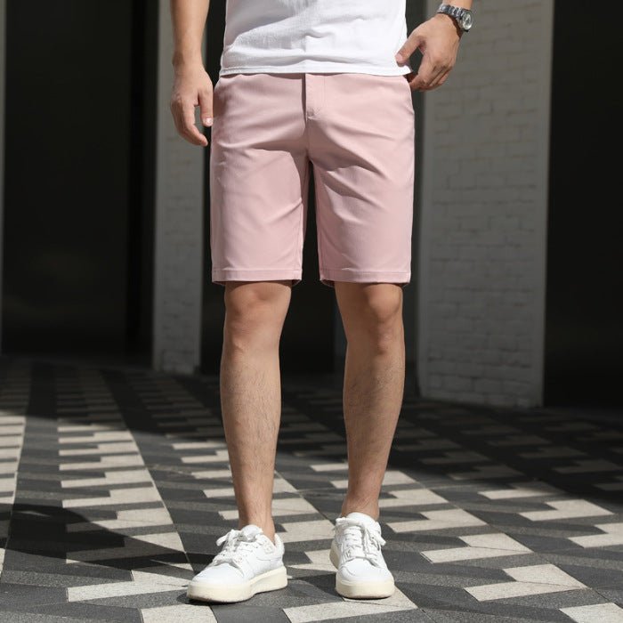 Affordable Men's Summer Pants - Casual Loose Elastic Fifth Pants in Various Colors - Allen - Fitness