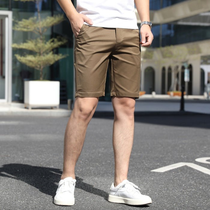 Affordable Men's Summer Pants - Casual Loose Elastic Fifth Pants in Various Colors - Allen - Fitness