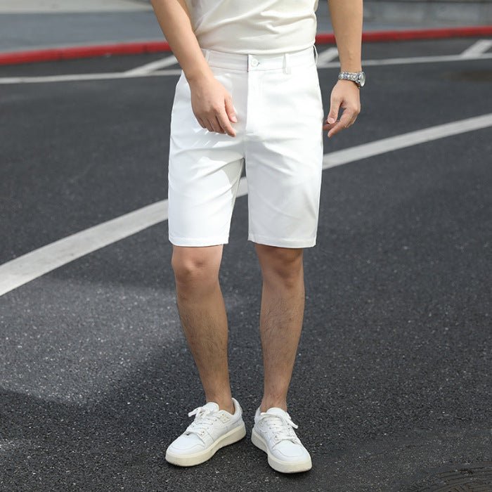 Affordable Men's Summer Pants - Casual Loose Elastic Fifth Pants in Various Colors - Allen - Fitness