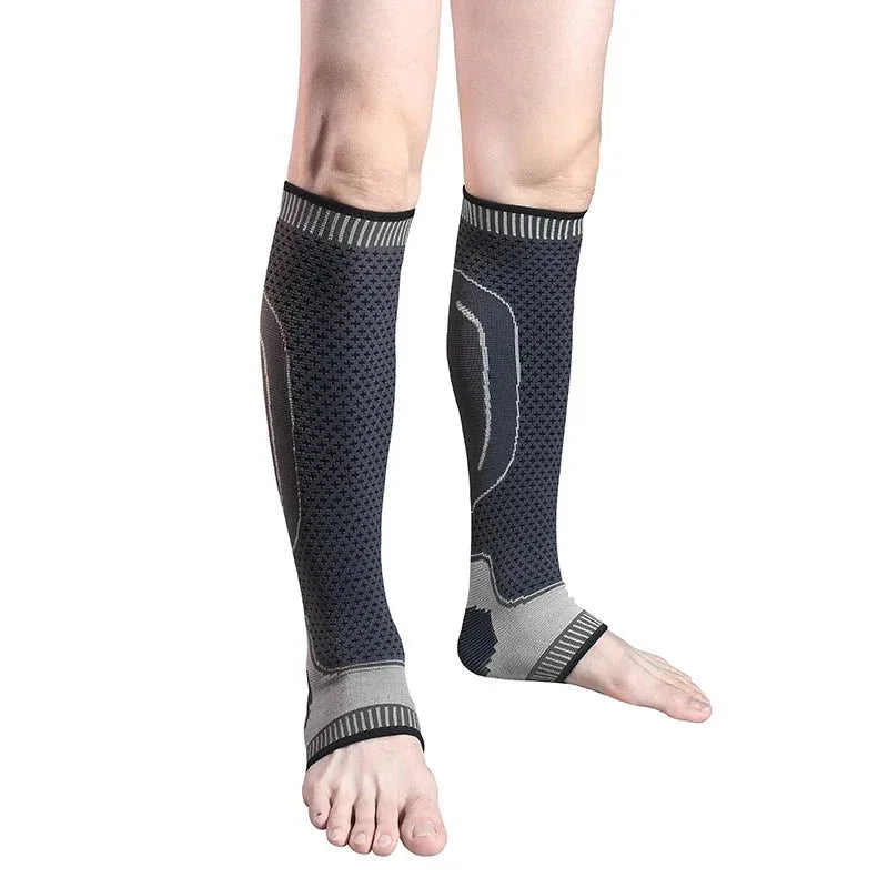 Premium Ankle Compression Sleeves - Breathable Support Socks for Swelling &amp; Injury Recovery - Allen-Fitness