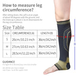 Premium Ankle Compression Sleeves - Breathable Support Socks for Swelling & Injury Recovery - Allen-Fitness