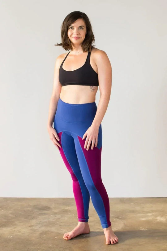 Antimicrobial Athletic Leggings With Ultra Hi-Rise Tummy Control &amp; Non-Sheer Fabric for Workouts - Allen-Fitness