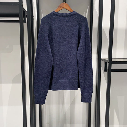 Autumn and winter casual English letter embroidery round neck pullover long sleeved knitted sweater - Premium Fitness &amp; Activewear for Men &amp; Women|UK