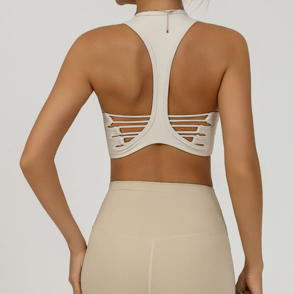 Backless Yoga Sports Bra, High-Elastic Quick-Dry Running Dance Fitness Bra Top for Women - Premium Fitness & Activewear for Men & Women|UK