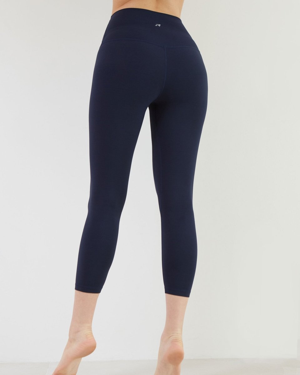 Basic Capri Leggings for Women - 21" Length, Comfortable Fit by DC - Rebody - Allen - Fitness