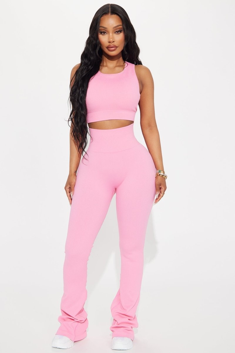Beach Body Effortless Seamless Active Yoga Pant - Bubblegum Pink - Premium Fitness &amp; Activewear for Men &amp; Women|UK