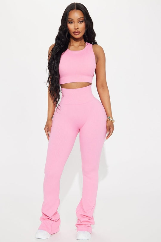 Beach Body Effortless Seamless Active Yoga Pant - Bubblegum Pink - Premium Fitness &amp; Activewear for Men &amp; Women|UK