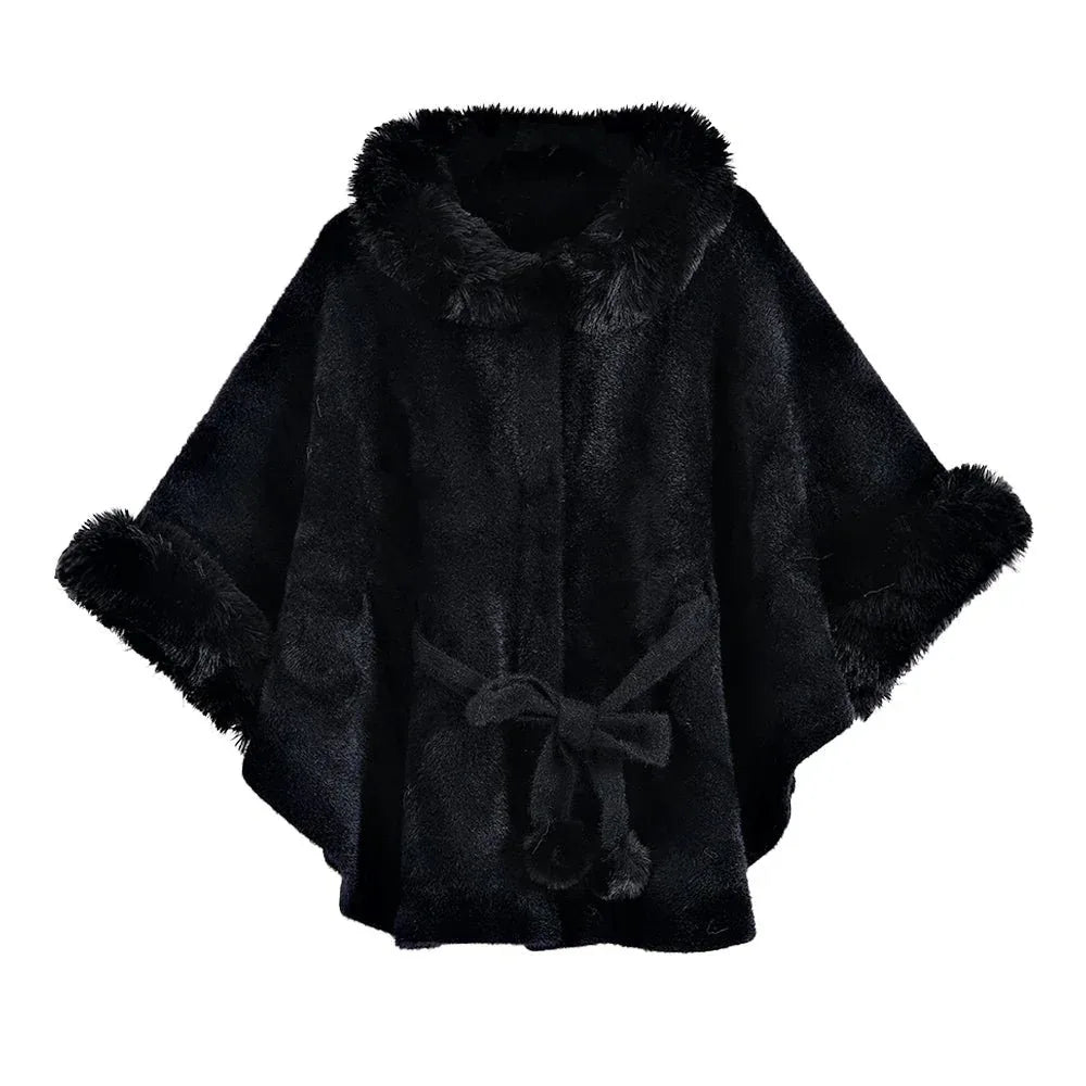 Big Fur Collar High-grade Artificial Mink Fur Belt Shawl - Allen-Fitness