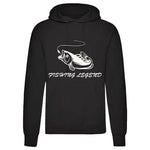 Fishing Legend Hoodie with Comfy Fleece, Lined Hood, Pouch Pocket, and Ribbed Cuffs - Allen-Fitness