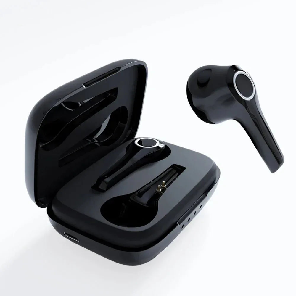TWS Earbuds With Microphone, Bluetooth 5.0, 4-5H Playtime, Type-C Charging, Ergonomic Design - Allen-Fitness
