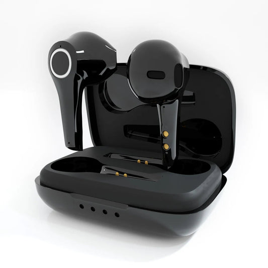 Bluetooth 5.0 Earbuds TWS Wireless Headset with Microphone, Type - C Charging, 4 - 5H Playtime - Allen - Fitness