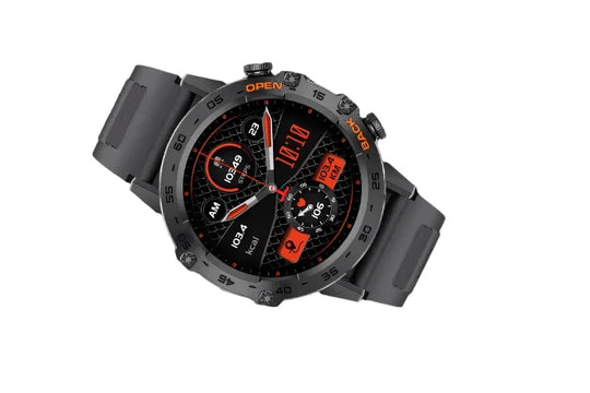 Bluetooth Smart Watch for Men (Black) - Fitness Tracker, Heart Rate, Sleep Monitor, Bluetooth Calling - Allen-Fitness