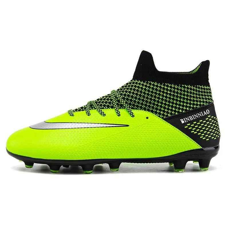 Boys Cleats High Top Soccer Boots - Ankle Football Soccer Boots - Allen-Fitness