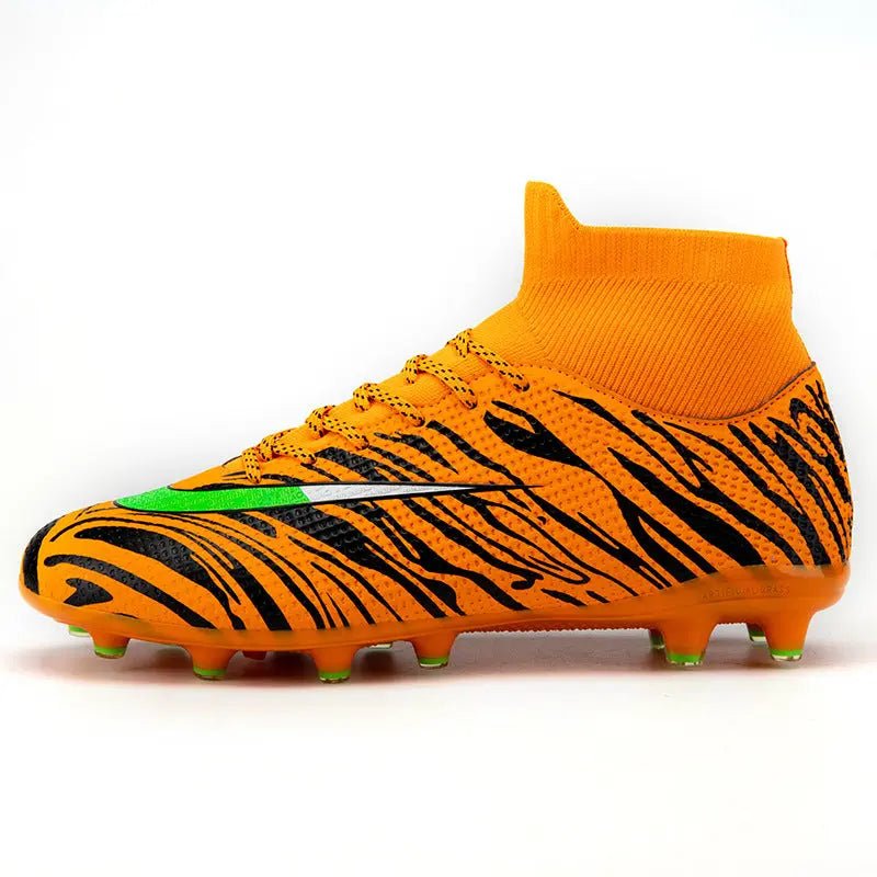 Boys Cleats High Top Soccer Boots - Ankle Football Soccer Boots - Allen - Fitness