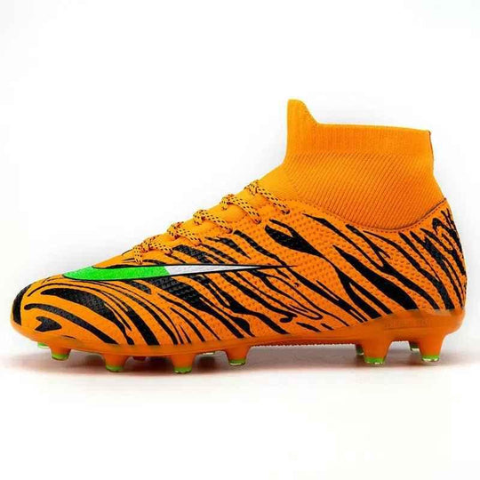 Boys Cleats High Top Soccer Boots - Ankle Football Soccer Boots - Allen-Fitness