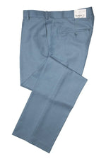 Light Blue Wool Pants - Luxury Wool Blend, Modern Fit, Pre-Hemmed Lengths - Allen-Fitness