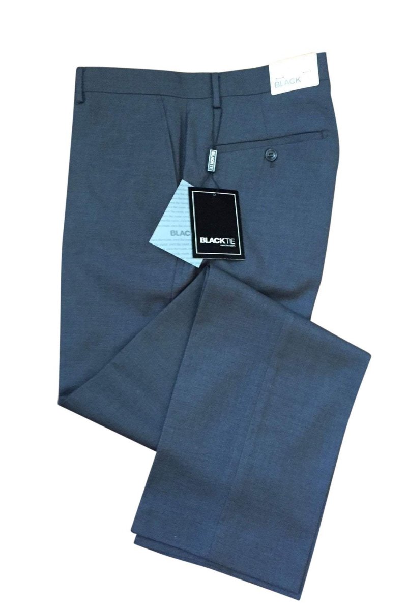 Bradley Steel Grey Suit Pants - Luxury Wool Blend, Modern & Slim Fit, Pre - Hemmed Design - Allen - Fitness