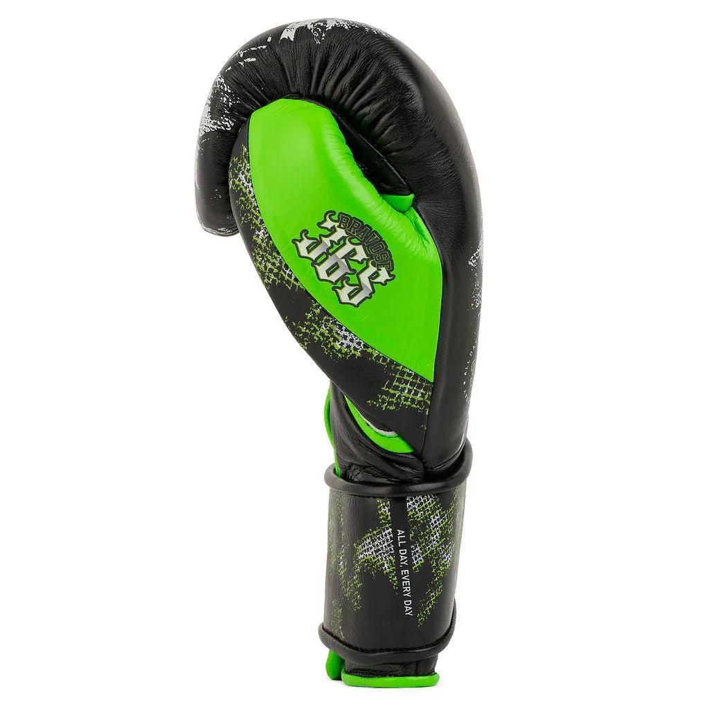 Bravose 16oz Velcro Boxing Gloves – Limited Edition Graffiti Design with Premium Synthetic Leather - Allen-Fitness